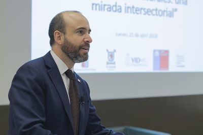 Cristobal Mena, subdirector nacional de la ONEMI.