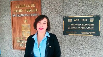 María Paz Bertoglia, epidemióloga y académica de la Escuela de Salud Pública de la Facultad de Medicina de la Universidad de Chile.