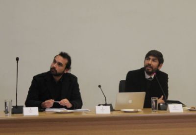 Presentación a cargo de Guillermo Jarpa, coordinador; y Fernando Gaspar, director de Creación Artística