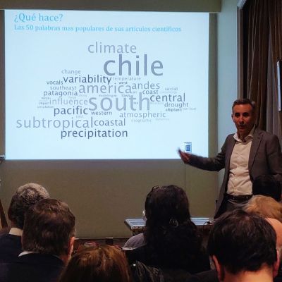 Este miércoles 21 de agosto, en una ceremonia realizada en la Academia Chilena de Ciencias, se celebró la incorporación del profesor René Garreaud a sus filas.
