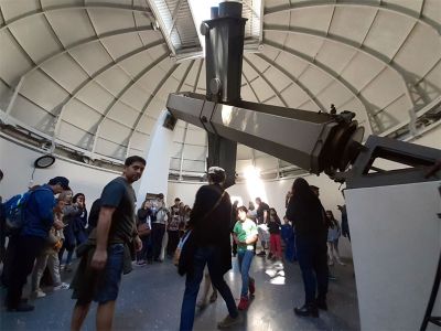 El Observatorio Cerro Calán de la FCFM también abrió para los visitantes. 