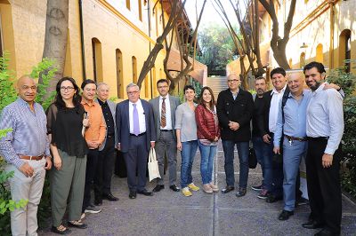 En la foto, parte de la Red Iberoamericana de Pobreza Energética junto a autoridades universitarias y el diputado Rosas.