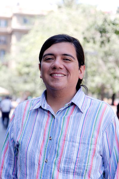 Claudio Alvarado Lincopi, historiador e integrande de la Comunidad de Historia Mapuche.
