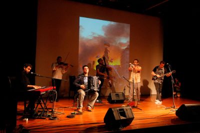 La instancia contó con la presentación artística de Daniel Muñoz y su banda "Los Marujos".