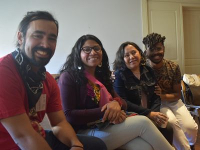 Compartiendo experiencias con estudiantes indígenas de Latinoamérica