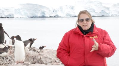 Julieta Orlando, subdirectora del proyecto, estará a cargo del grupo de investigadores que este verano recogerán muestras de pingüinos y otras aves marinas en las Islas Shetland del Sur.