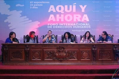 Entre el 23 y el 25 de enero pasado se realizó en Santiago el "Foro Latinoamericano de Derechos Humanos. Aquí y ahora".