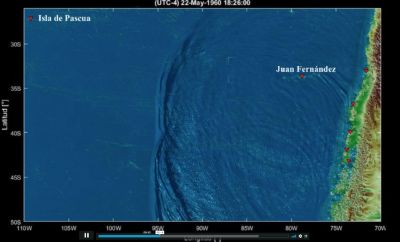 El Programa Riesgo Sísmico de la U. de Chile recreó con precisión el tsunami que golpeó Rapa Nui cerca de seis horas después del evento sísmico ocurrido a las 15:11 hrs. en la costa continental.