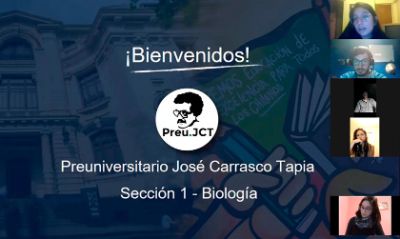 El Preuniversitario José Carrasco Tapia (PreuJCT) inició un trabajo online en el marco de la pandemia.