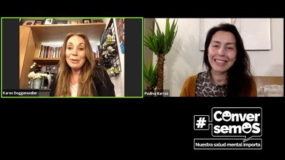 La periodista y animadora de TV fue entrevistada por Paulina Barros, Psicóloga y académica de la Facultad de Medicina de la Universidad de Chile.