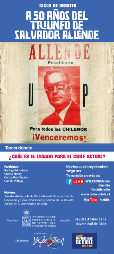 El tercer y último panel del ciclo de debates en conmemoración a los 50 años del triunfo de Salvador Allende giró en torno a los legados de la UP al Chile actual.