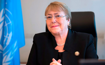 Alta Comisionada de las Naciones Unidas para los Derechos Humanos, Michelle Bachelet.