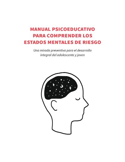 El manual aborda temas como el neurodesarrollo en la adolescencia, factores protectores e intervenciones preventivas, consumo de drogas, alteraciones del pensamiento, los sentidos y/o las emociones.