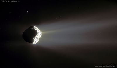 Otra visión del cometa 67P/Churyumov-Gerasimenko.
