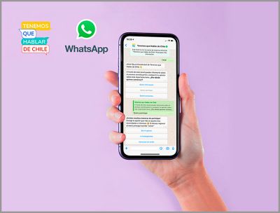 Constitubot es una plataforma interactiva impulsada por Tenemos que Hablar de Chile y Whatsapp para que la ciudadanía pueda informarse sobre el proceso constituyente y también participar en él.