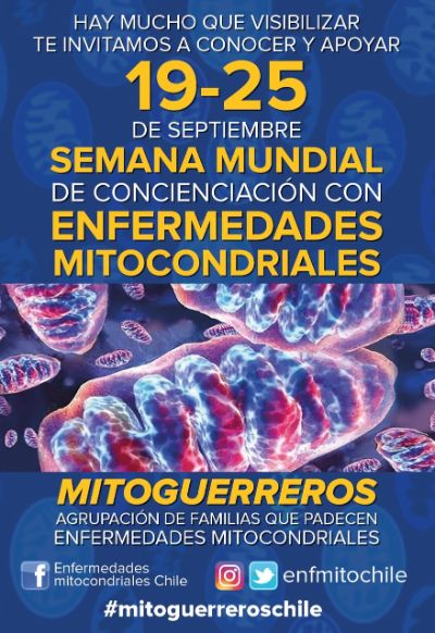 Desde el 19 al 25 de septiembre es la "Semana de la Concienciación de las Enfermedades Mitocondriales" en nuestro país.