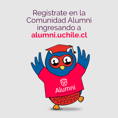 Puedes registrarte en la nueva Comunidad Alumni con tu cuenta uchile. Cualquier duda escríbenos a alumni@uchile.cl.