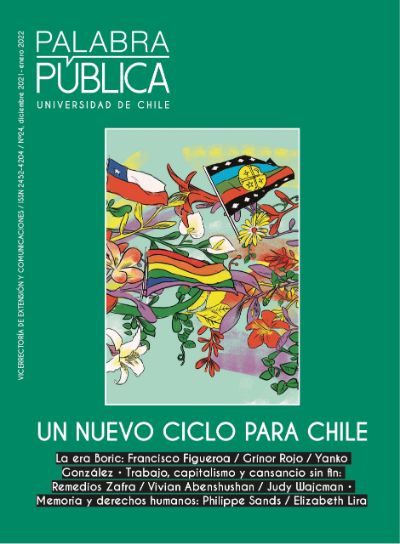 La portada n° 24 de Palabra Pública es ilustrada por Fabián Rivas.
