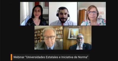 La Universidad de Santiago junto a UChile Constituyente organizó el webinar "Universidades Estatales e Iniciativa de Normas", para explicar los alcances de ambas propuestas.