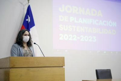 Anahí Urquiza, presidenta del Comité por la Sustentabilidad, lideró la jornada. 