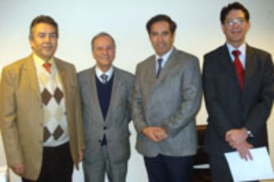 Javier González, Jaime Pozo, Miguel O'Ryan y Patricio Velasco.