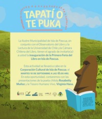  Isla de Pascua se prepara para su primera Feria del Libro