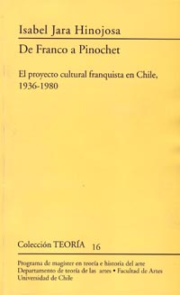 El lanzamiento del libro "De Franco a Pinochet. El proyecto cultural franquista en Chile, 1936-1980" se realizará a las 19:00 hrs del jueves 31 de mayo.