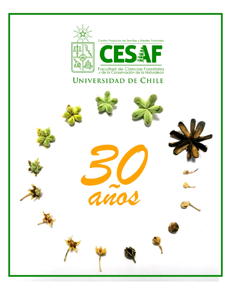 Afiche de CESAF en conmemoración de los 30 años al servicio de la investigación. Imagen: CESAF.