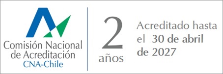 Acreditado por CNA-Chile por 2 años hasta abril 2027