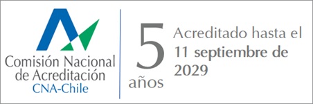 Acreditado por CNA-Chile por 5 años hasta septiembre 2029
