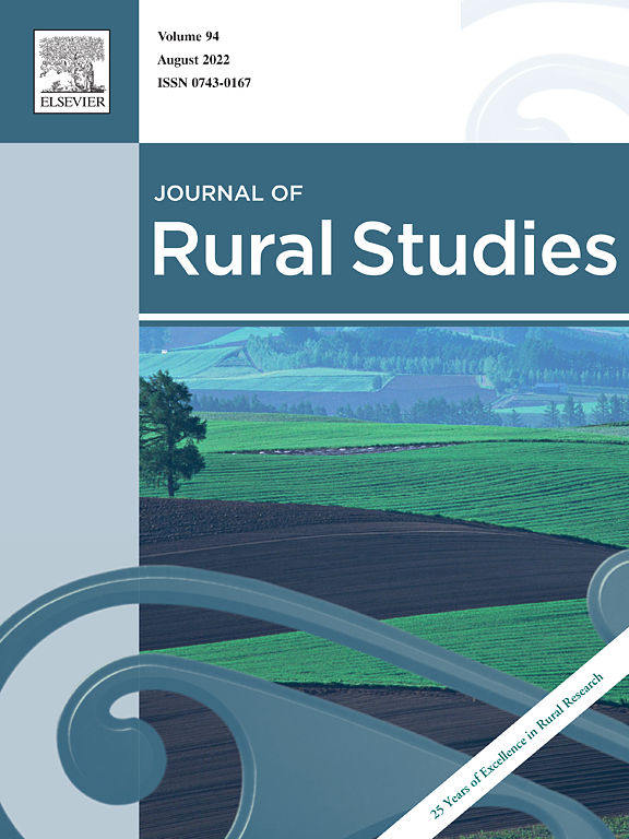 revista ISI categoría Q1 Journal of Rural Studies