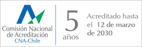Acreditado por CNA-Chile por 5 años hasta marzo de 2030