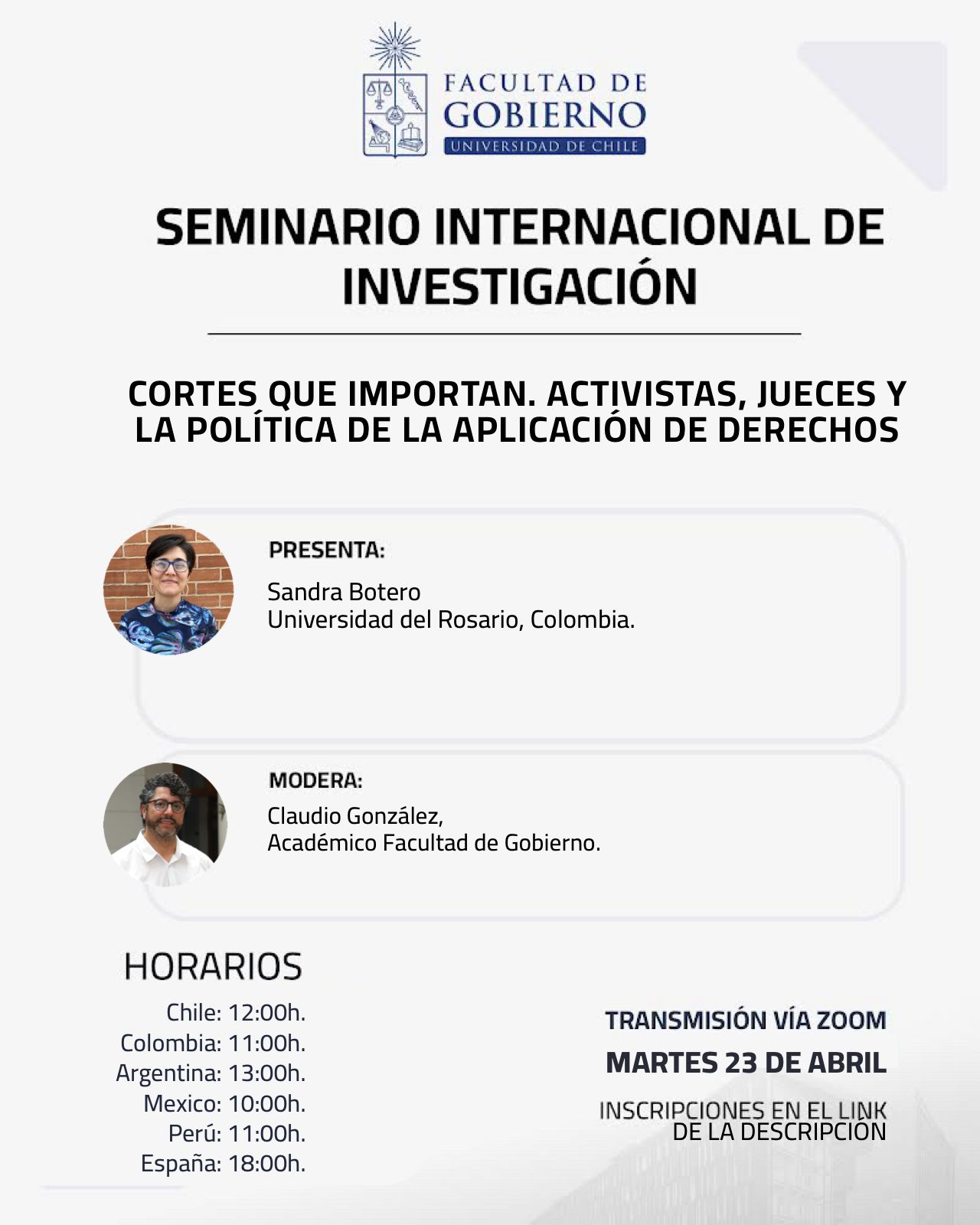 Seminario Internacional de Investigación: 